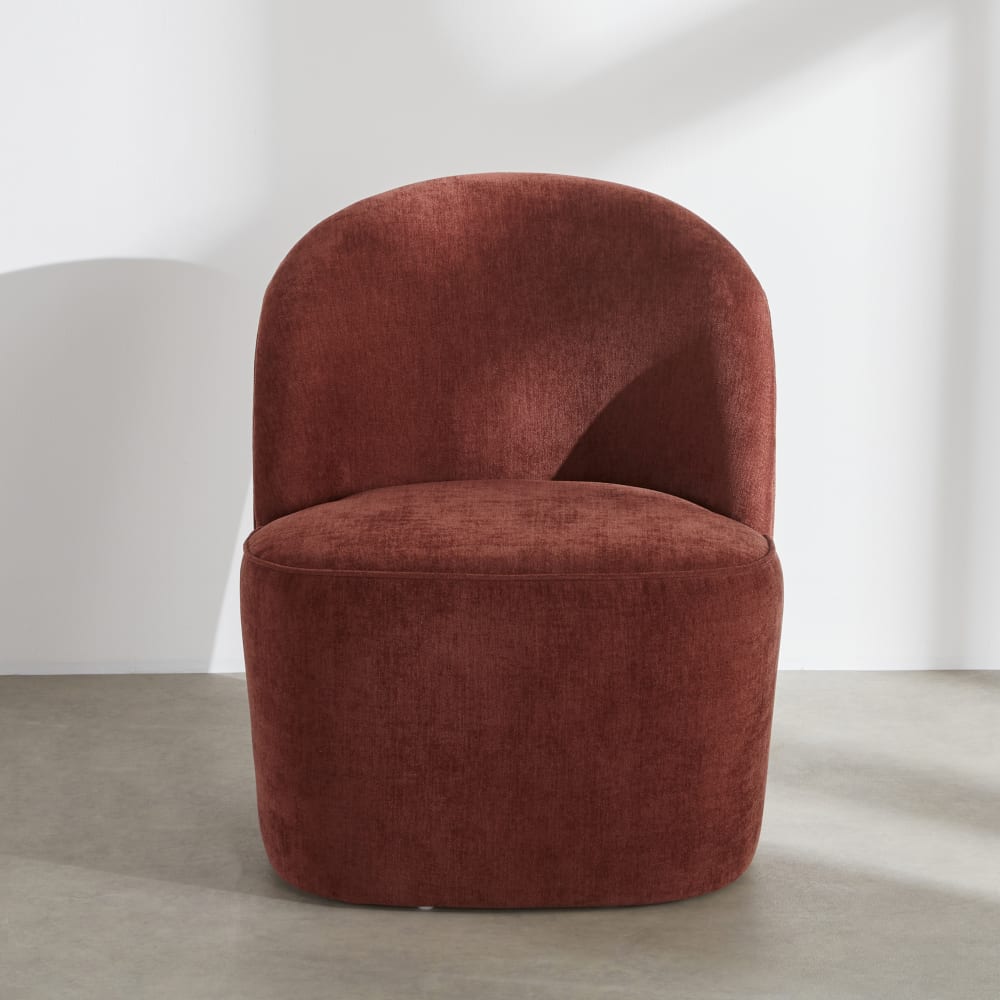 Professioneller Sessel in Burgunderrot - Maisons Du Monde