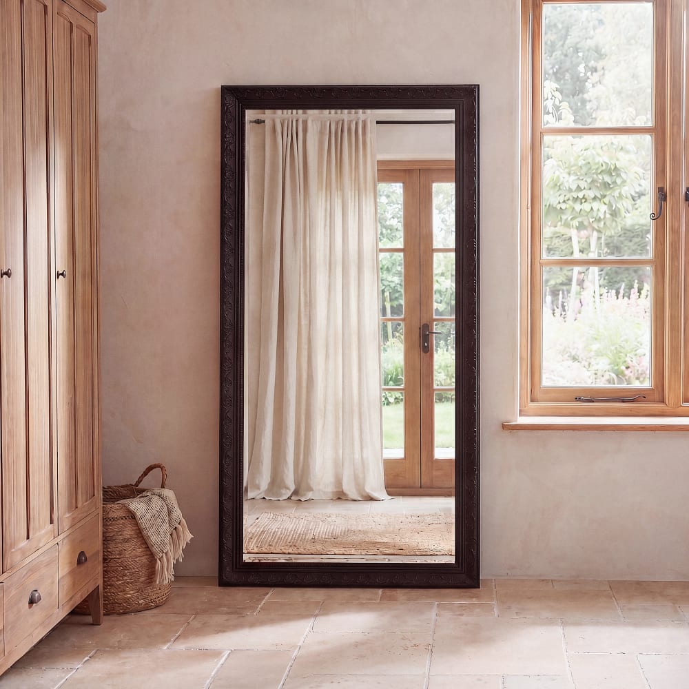 grand miroir en bois