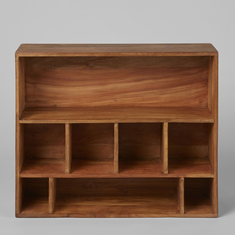 Etagère en bois de sal ciré