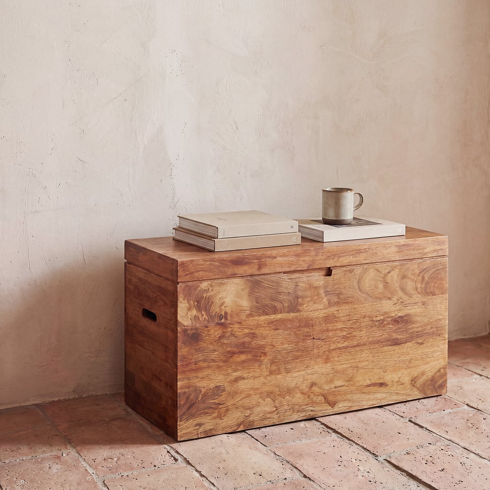 malle de rangement en