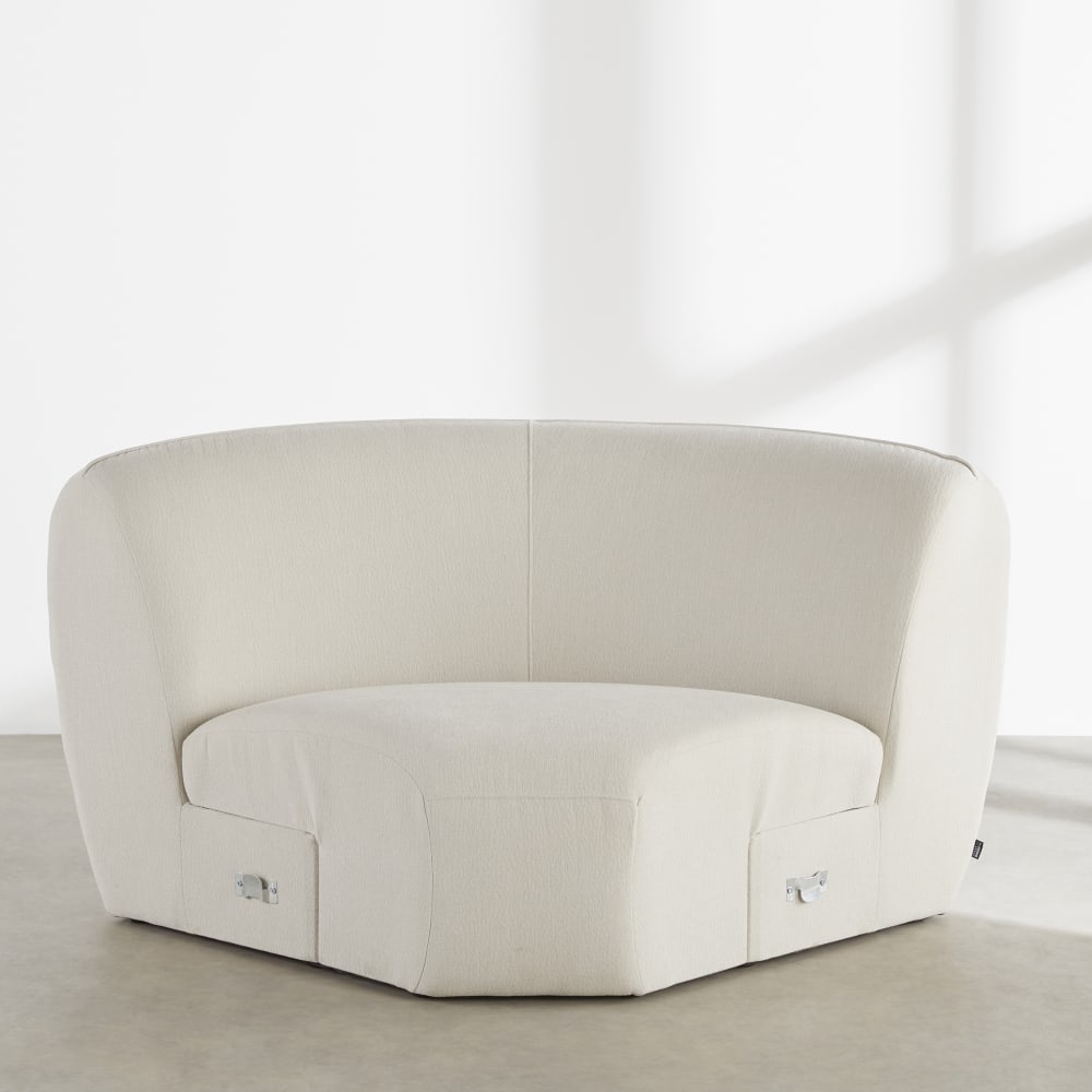 Angle pour canapé modulable beige Angle pour canapé modulable beige