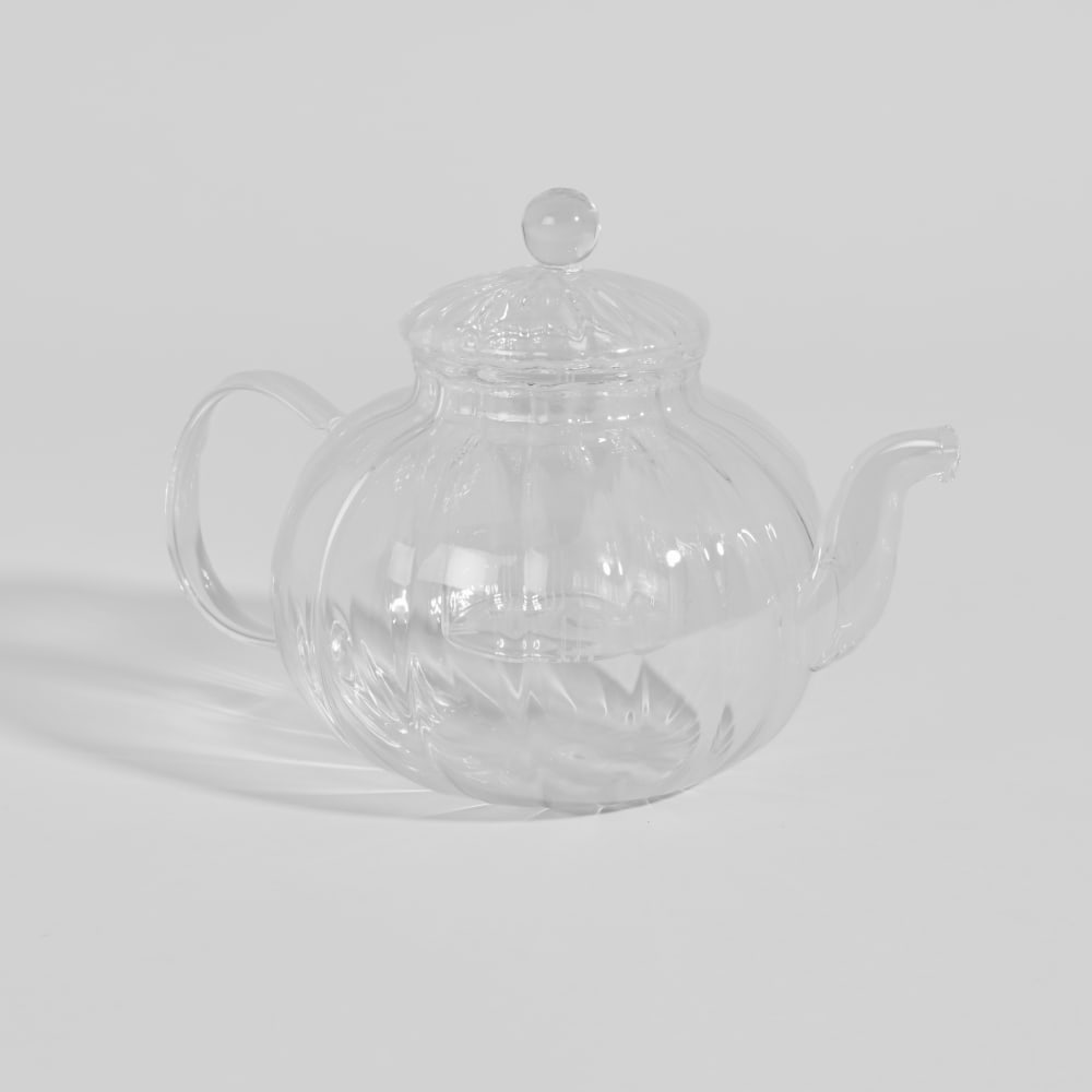 Théière en verre transparent, 1,2L