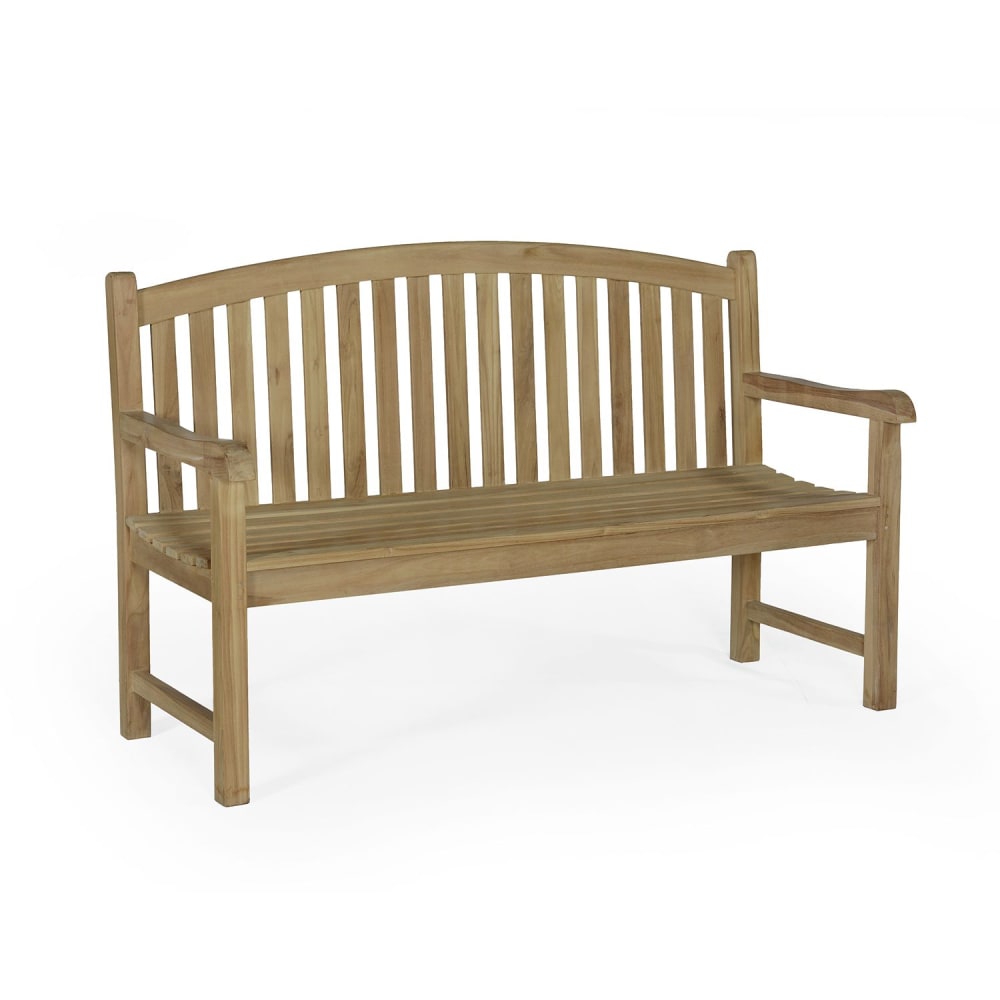Banc de jardin en teck massif L150