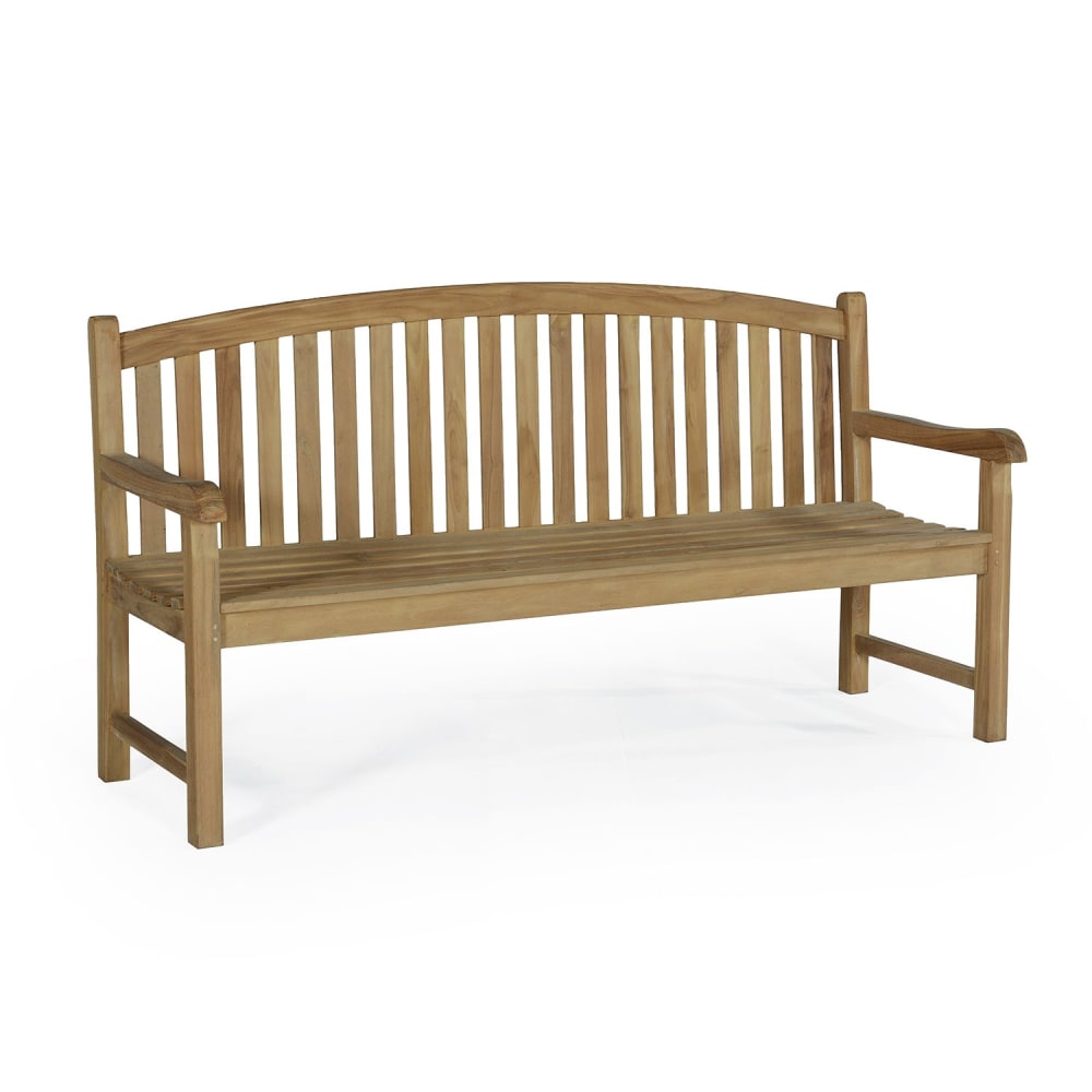 Banc de jardin en teck massif L180 Banc de jardin en teck massif L180