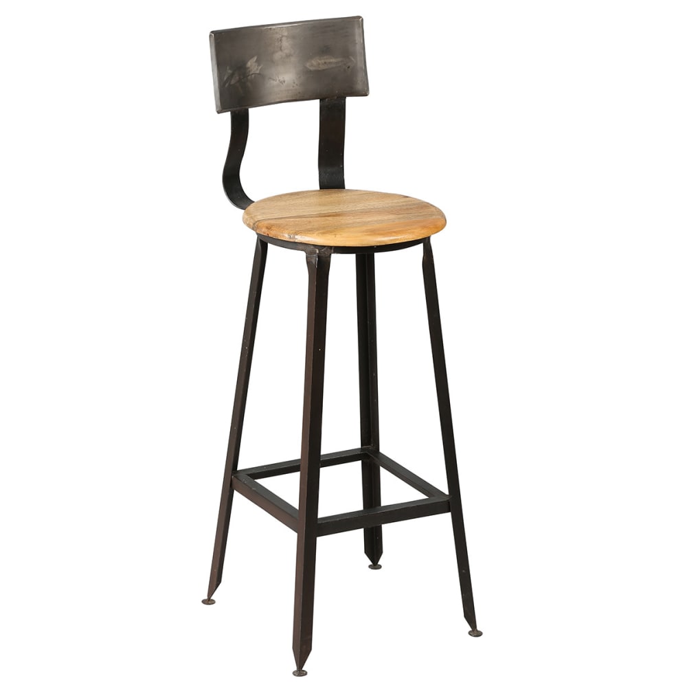 chaise de bar en manguier