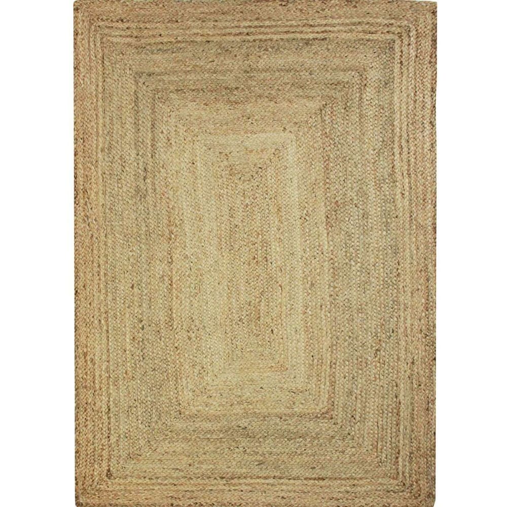 Tapis en jute tressé naturel artisanal 120x170