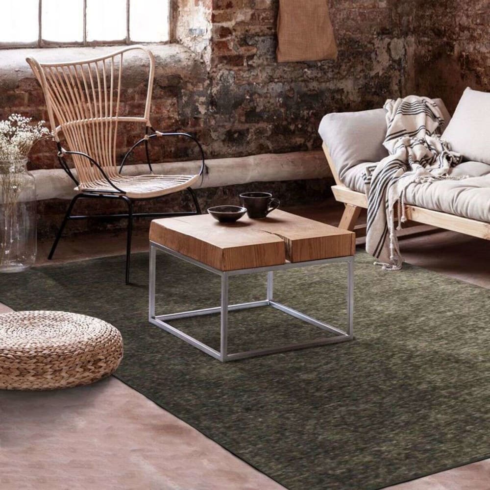 Tapis texturé vintage taupe 120x170 — vue 3