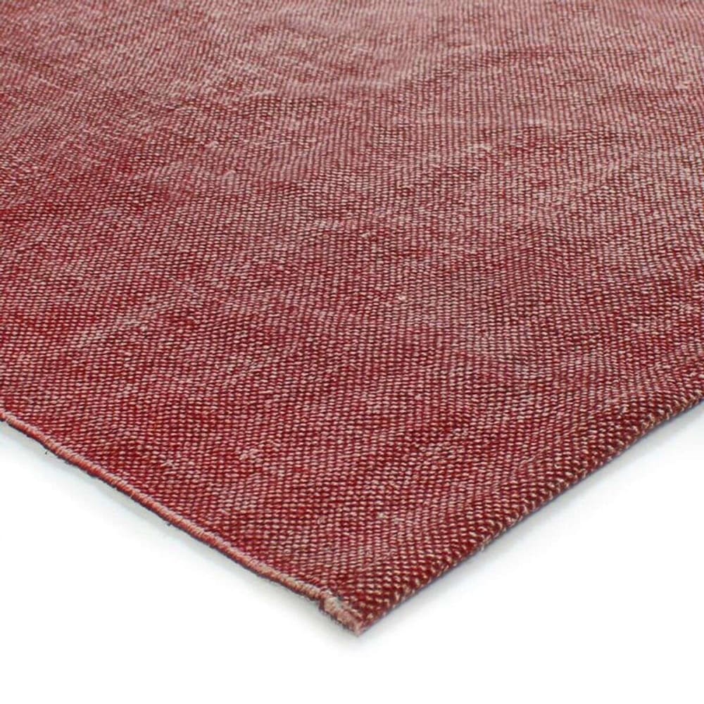 Tapis vintage effet délavé rouge 120x170 — vue 4