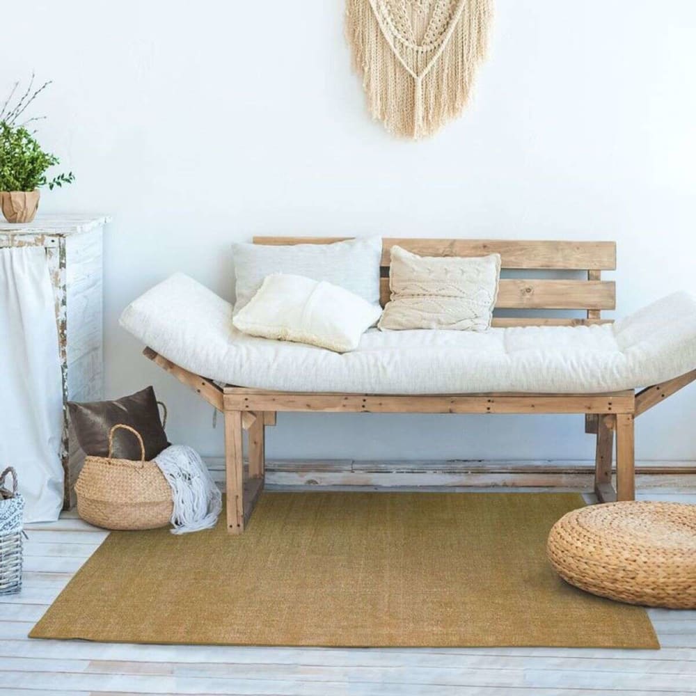 Tapis vintage effet délavé beige naturel 120x170 — vue 3