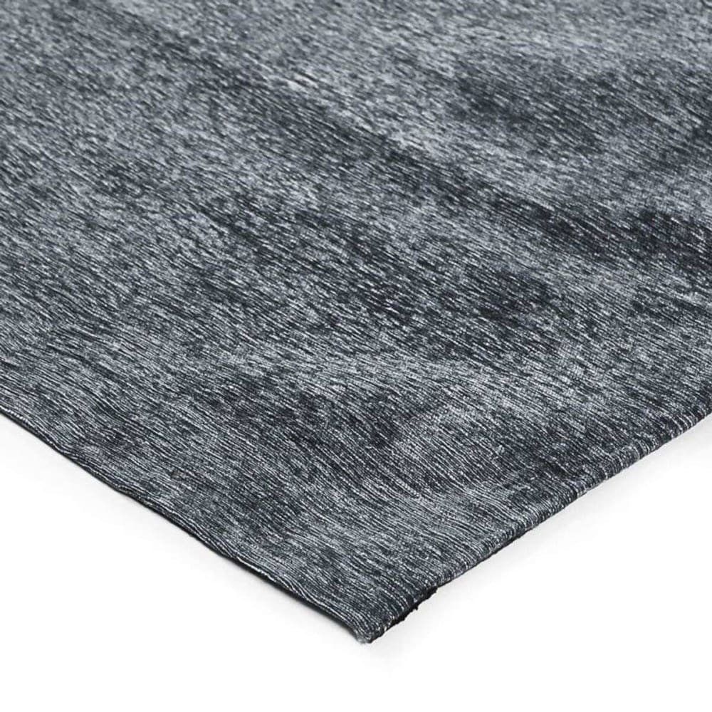 Tapis texturé vintage bleu cendré 120x170 — vue 4