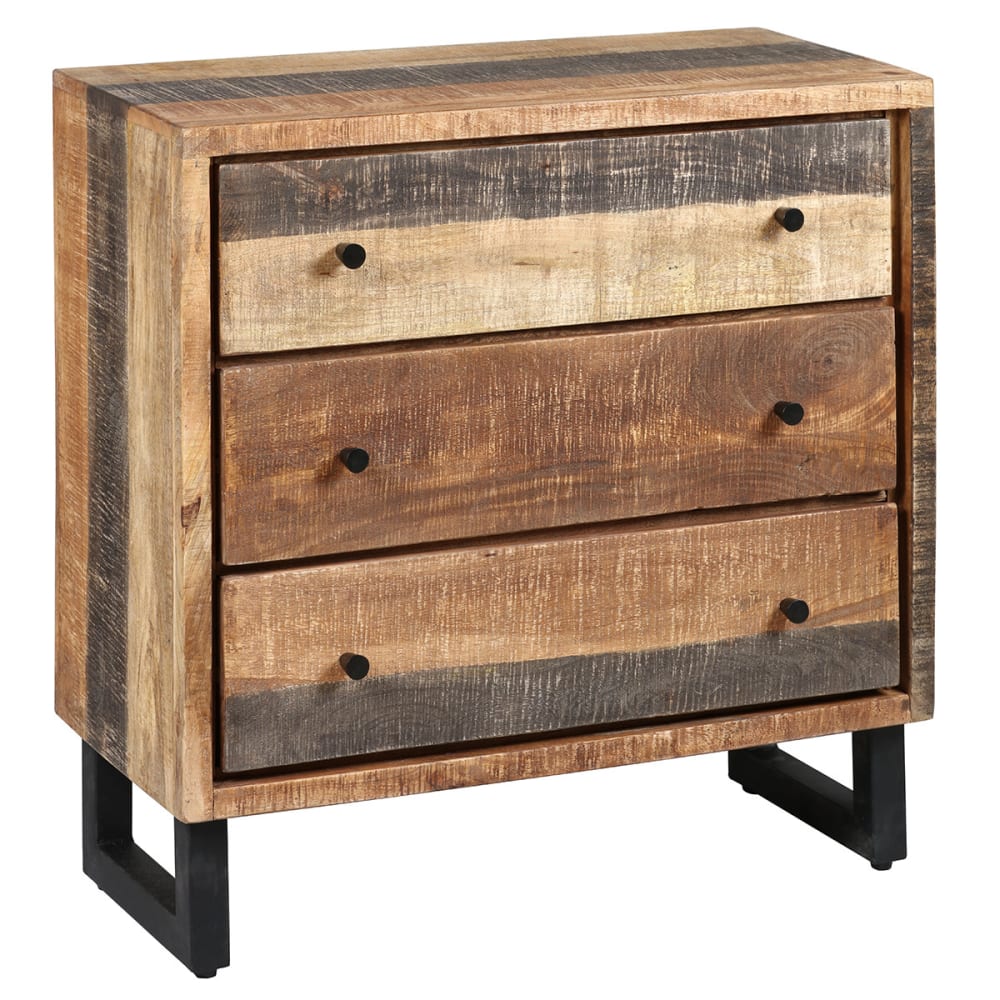 Commode 3 tiroirs en - palissandre