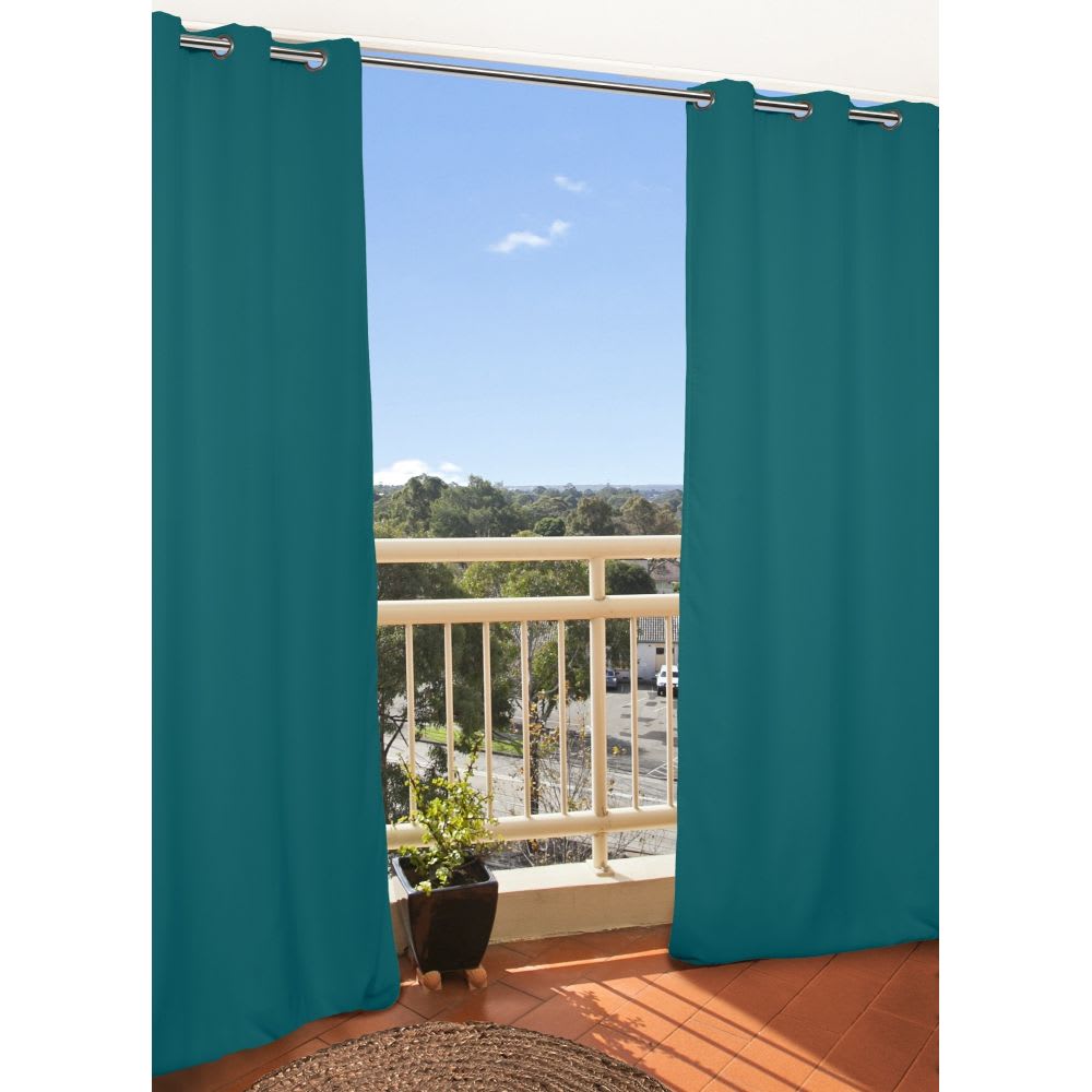 Rideau Extérieur Oeillets Bleu MC02 135x250