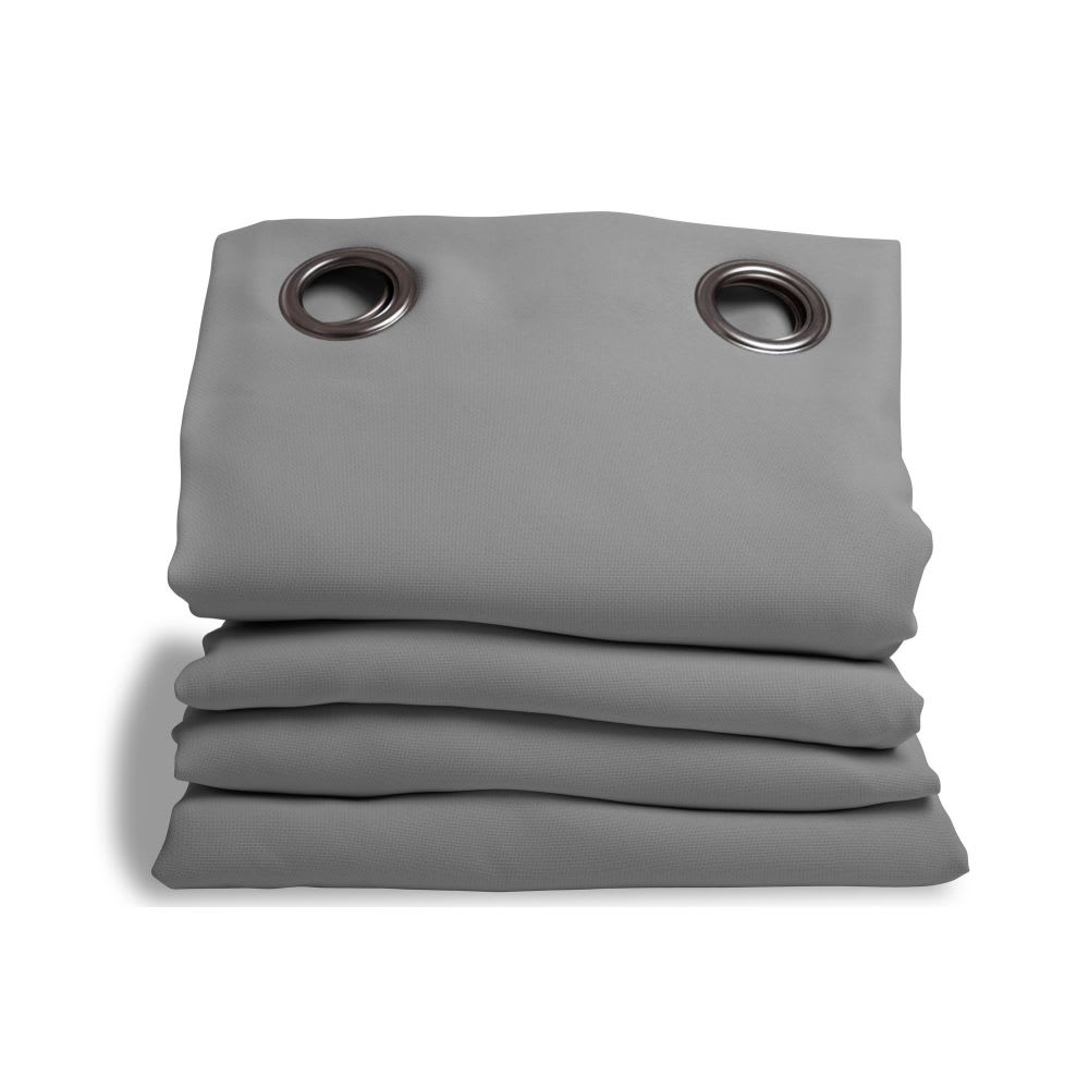 Rideau phonique oeillets gris mc09 140lx260h moondream — vue 3