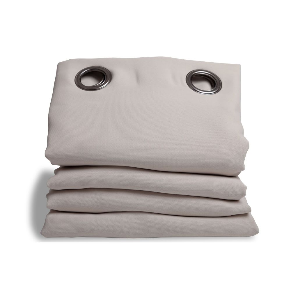 Rideau phonique séparateur oeillets gris mc17 140lx250h — vue 3