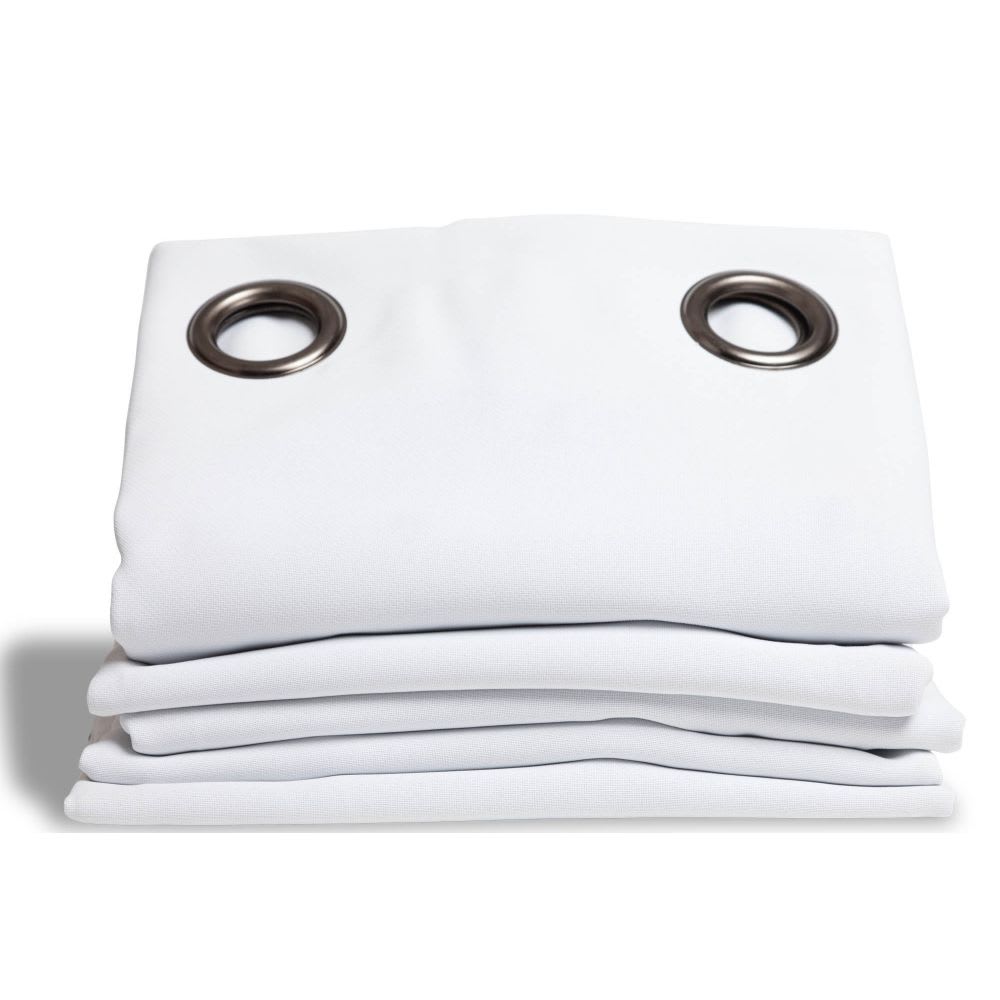 Rideau phonique oeillets blanc mc720 140lx180h moondream — vue 3