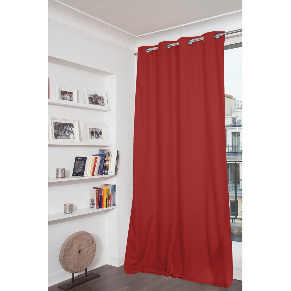 Rideau occultant total - rouge