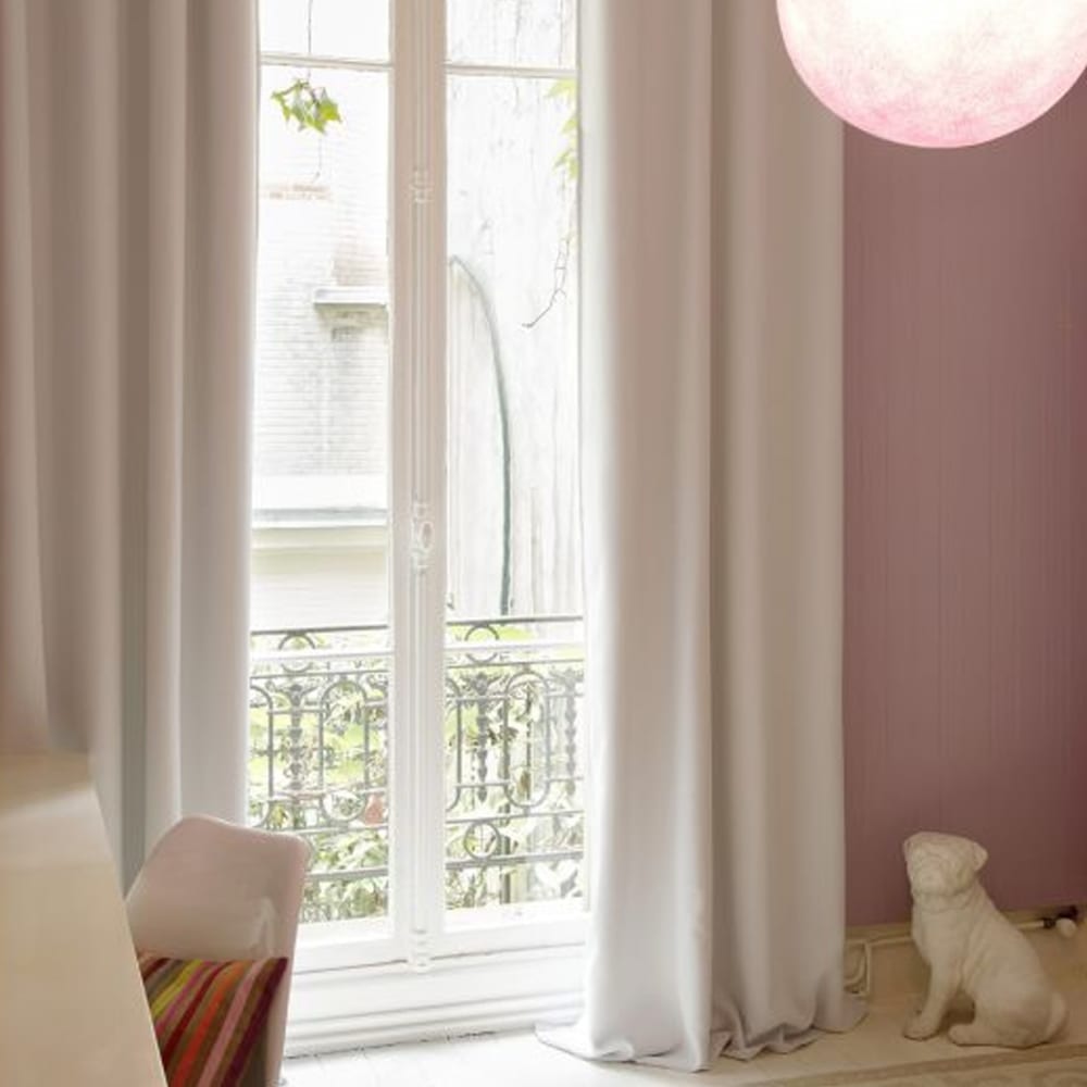 Rideau phonique occultant et thermique ''moondream'' galon fronceur