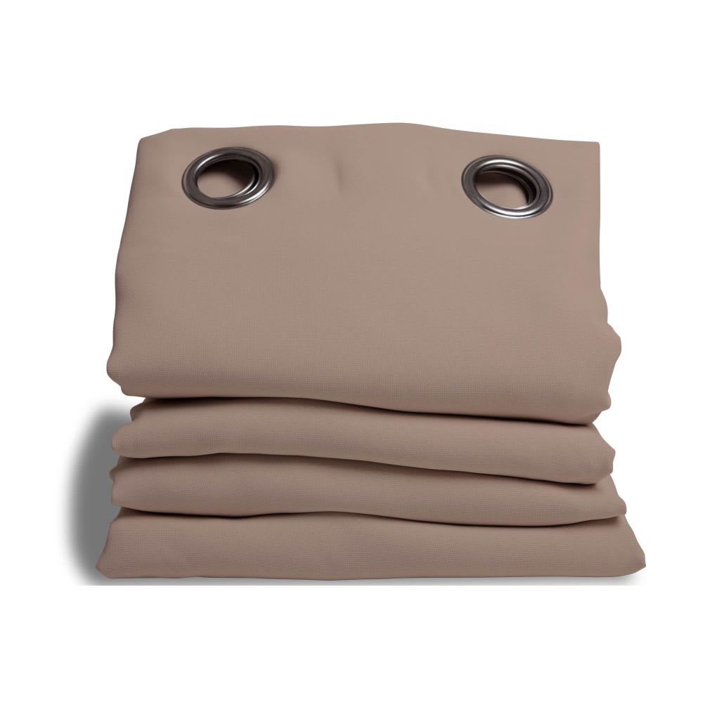 Rideau phonique oeillets beige mc8220 140lx260h moondream — vue 3