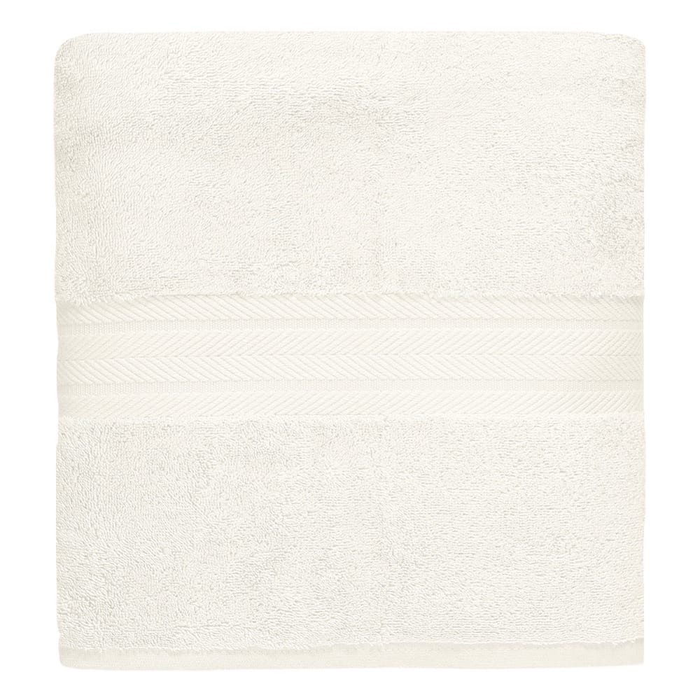 Drap de bain 550 g/m²  ecru 70x140 cm