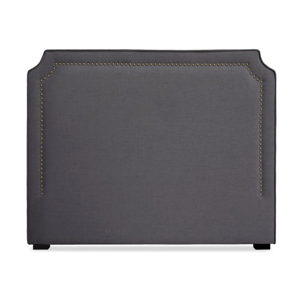 Tête de lit 140cm tissu gris