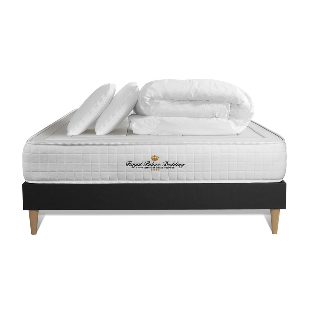 Pack matelas sommier - oreiller