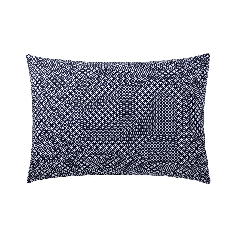 CLAUDIA - Taie d'oreiller bleu en bambou bleu 50 x 70 - Maisons du Monde