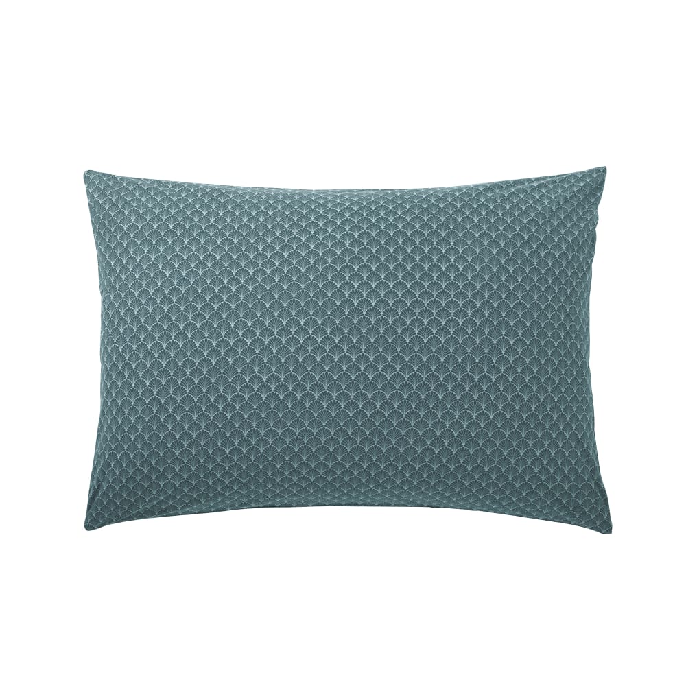 Taie d'oreiller en bambou vert émeraude 50 x 70