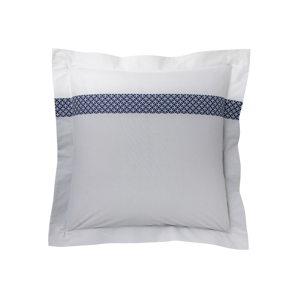 CLAUDIA - Taie d'oreiller gris en bambou gris 63 x 63