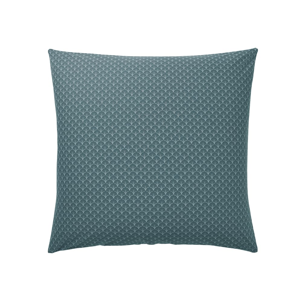 A demain Taie d'oreiller en bambou vert émeraude 63 x 63 style industriel Certifié Oeko-Tex
