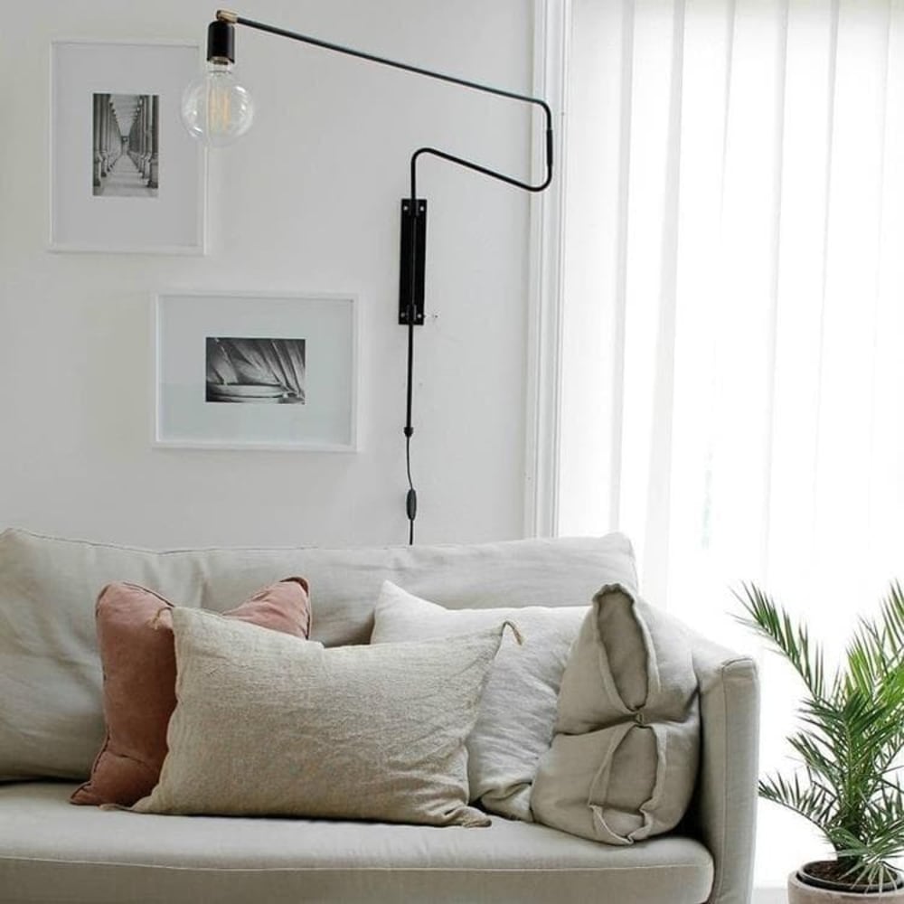 Applique noire avec grand bras pivotant - Maisons du Monde