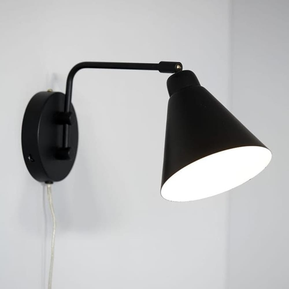 Applique noire avec petit bras pivotant - Maisons du Monde