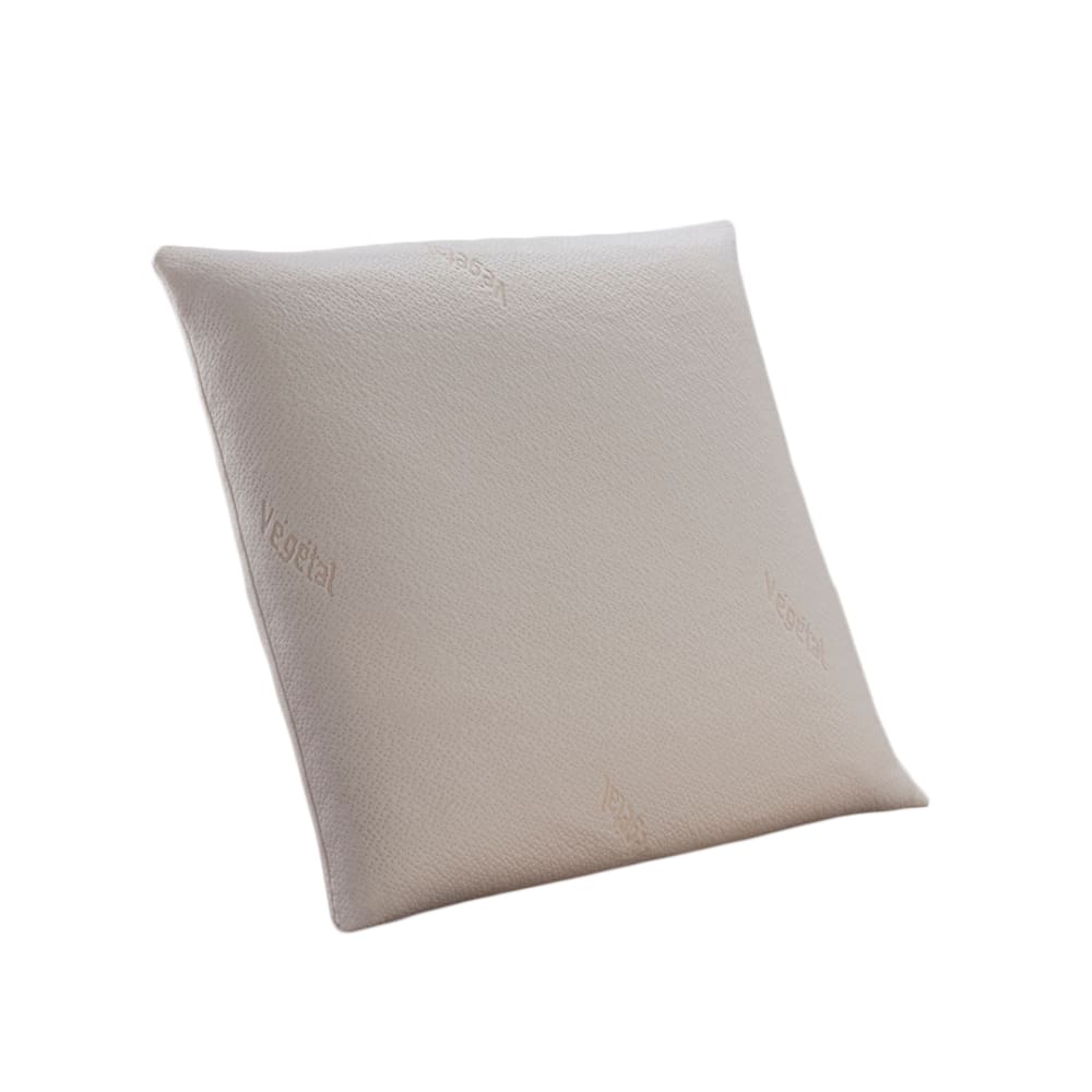 Oreiller végétal memory green 60x60 cm