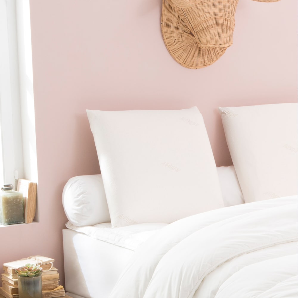 Oreiller végétal memory green 60x60 cm