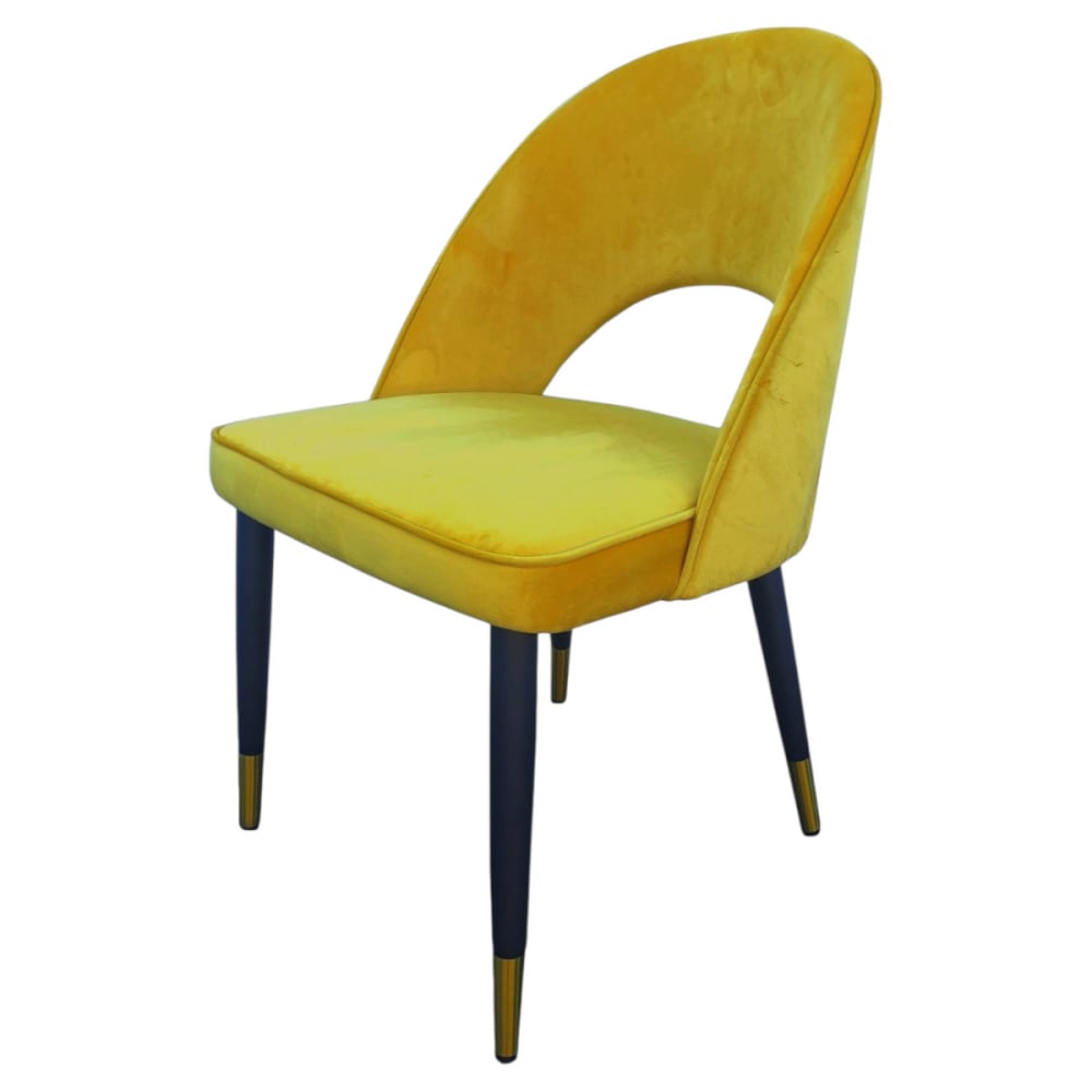 Chaise de salle à manger - jaune