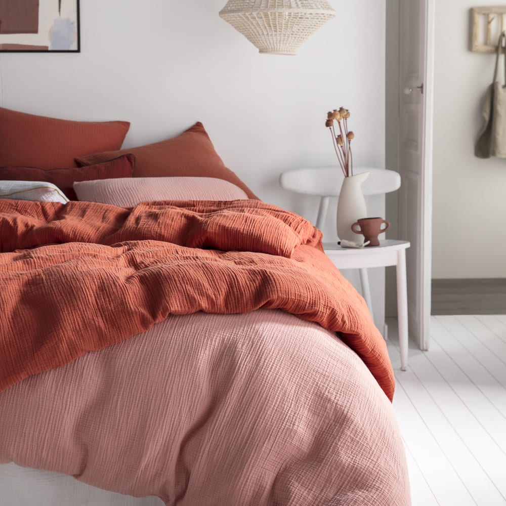 Housse de couette en - rose