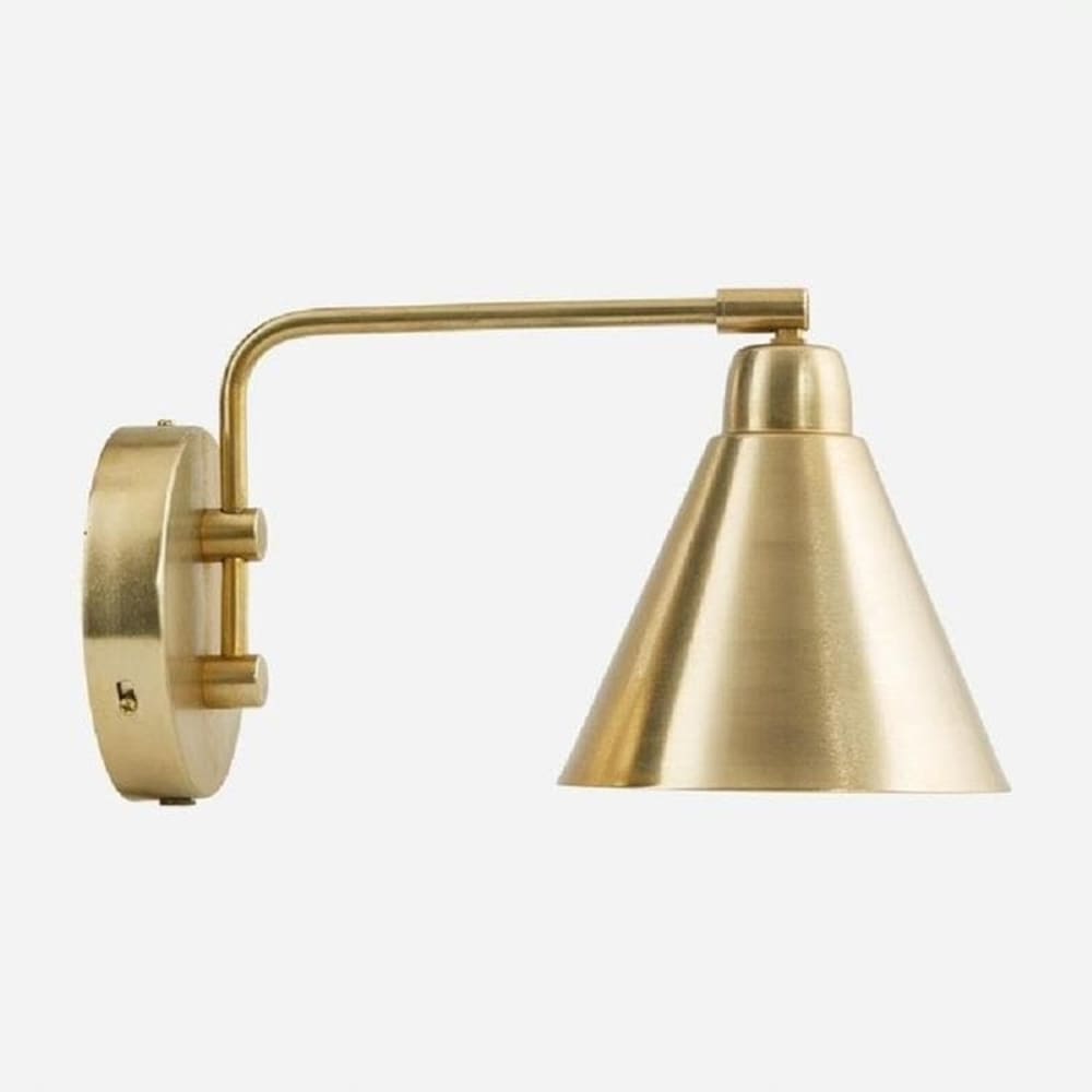 Applique en laiton avec petit bras pivotant