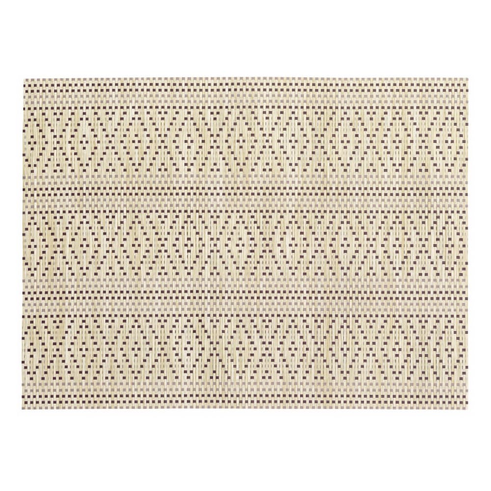 Set de table  en polyester prune 33 x 45 cm