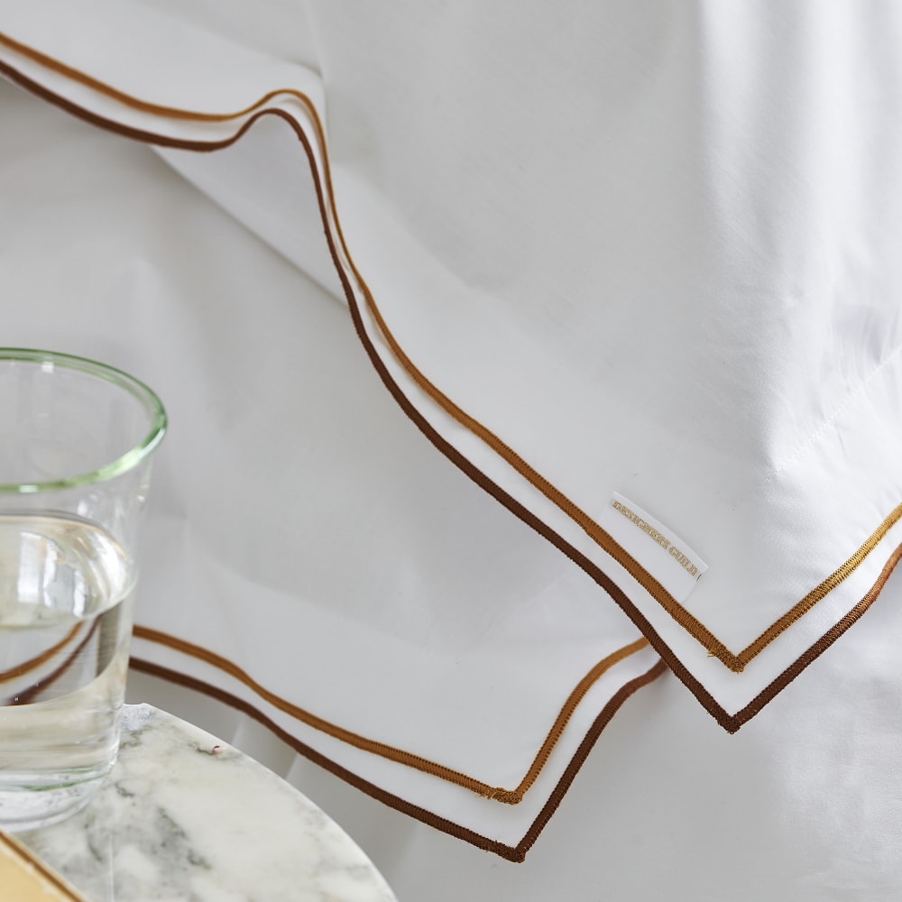 Housse de couette bicolore en coton 140x200 — vue 4