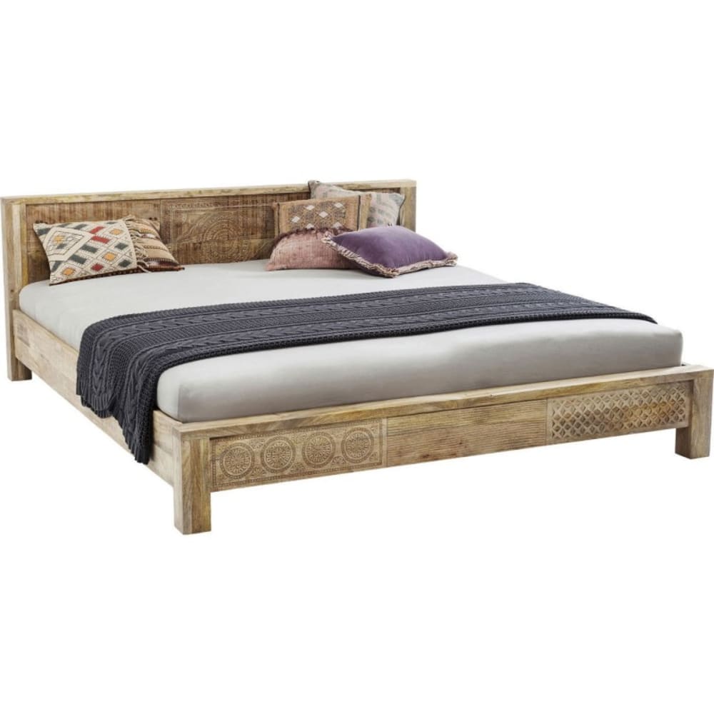 Bett 160x200 aus massivem Mangoholz - Maisons Du Monde