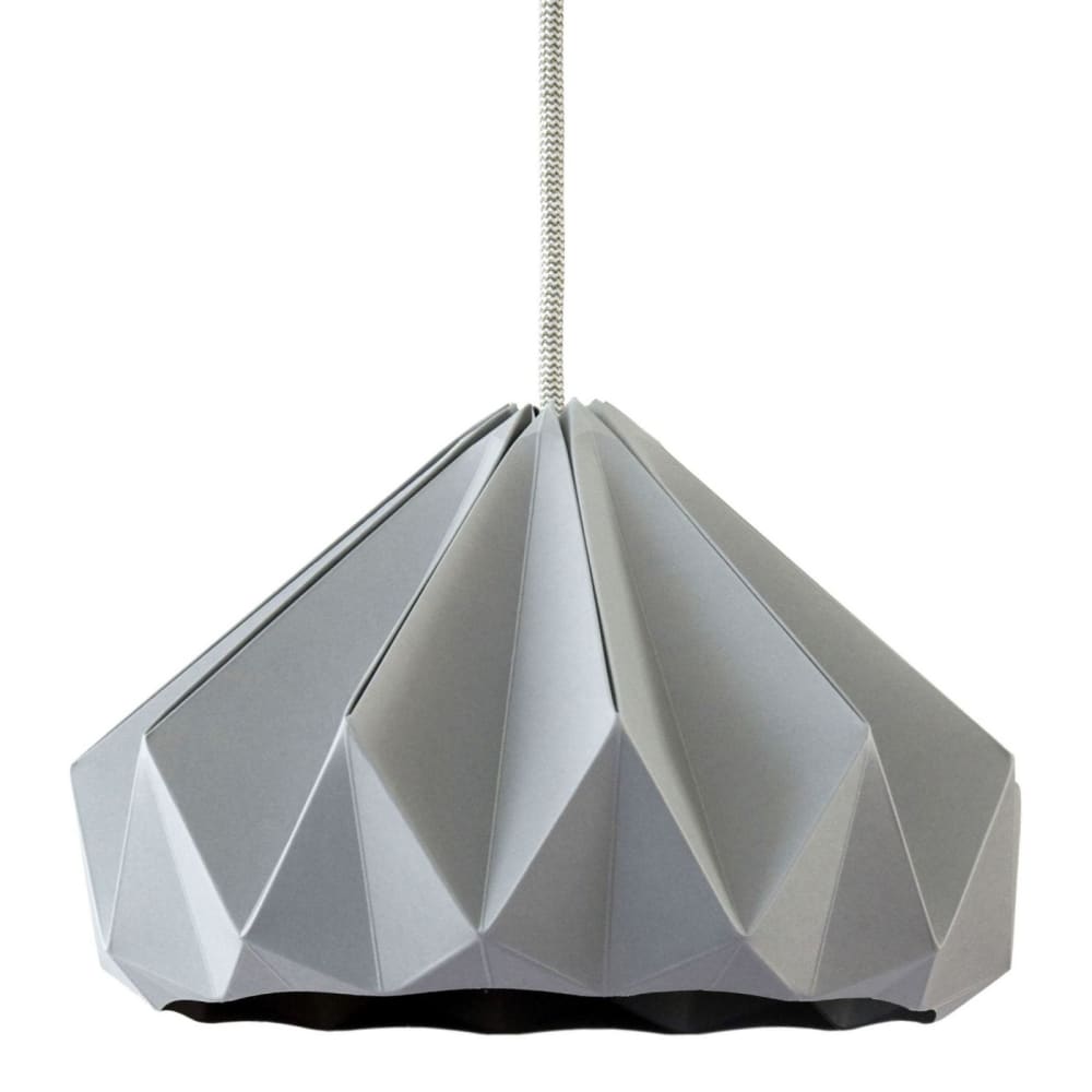 Studio Snowpuppe Suspension origami grise 28cm style contemporain - Papier