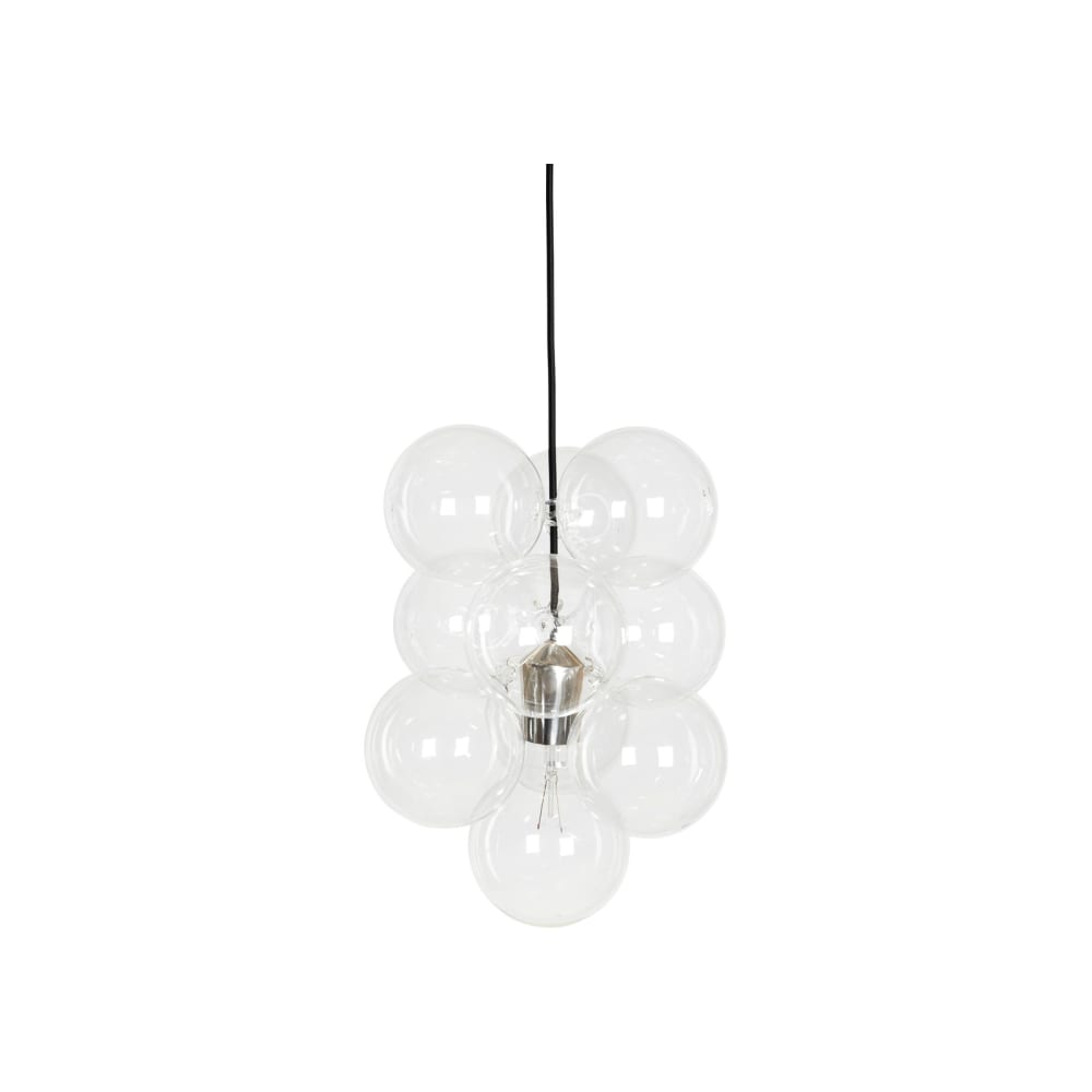Suspension vintage en verre