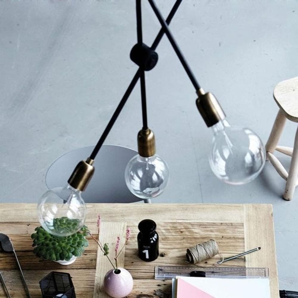 Hängelampe aus Metall, gold - Maisons Du Monde