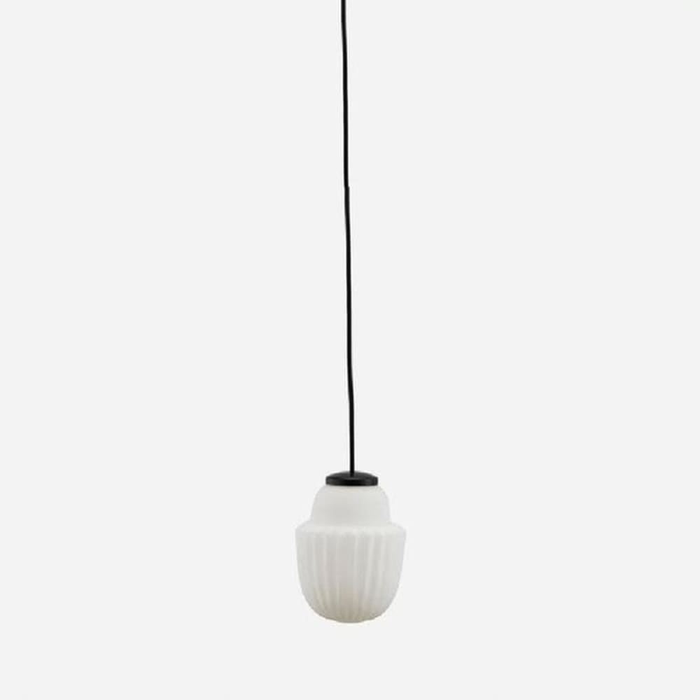 house doctor Suspension small noire et blanche style vintage - Métal