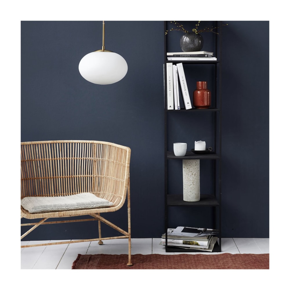 Lámpara colgante de cristal blanco - Maisons du Monde