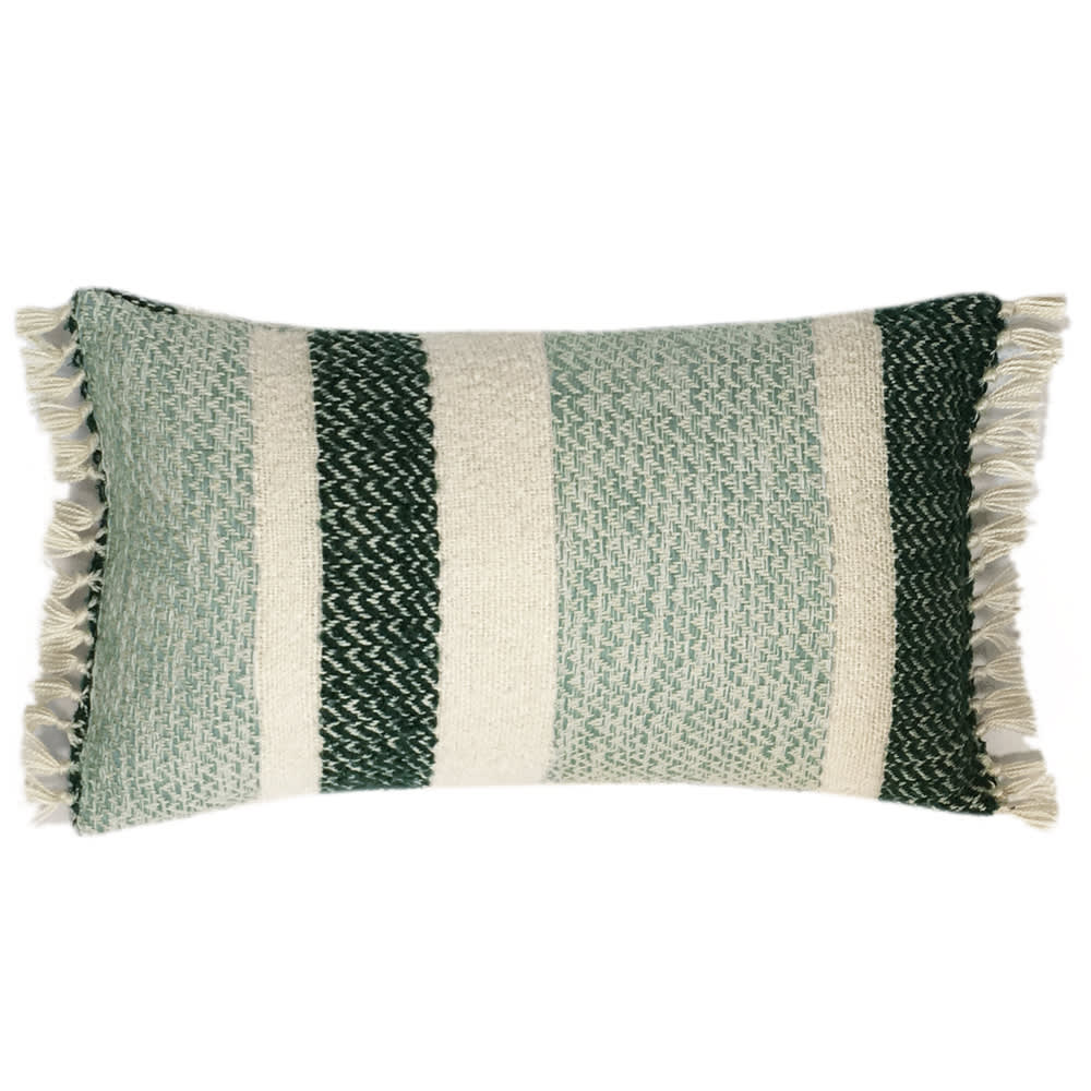Coussin berbère vert cassé 35x60