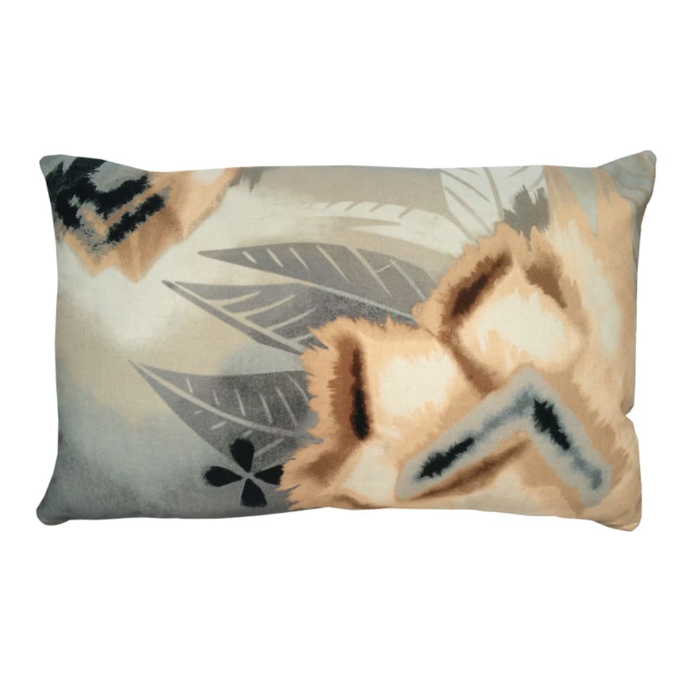 Coussin fleur rose pêche 40x70