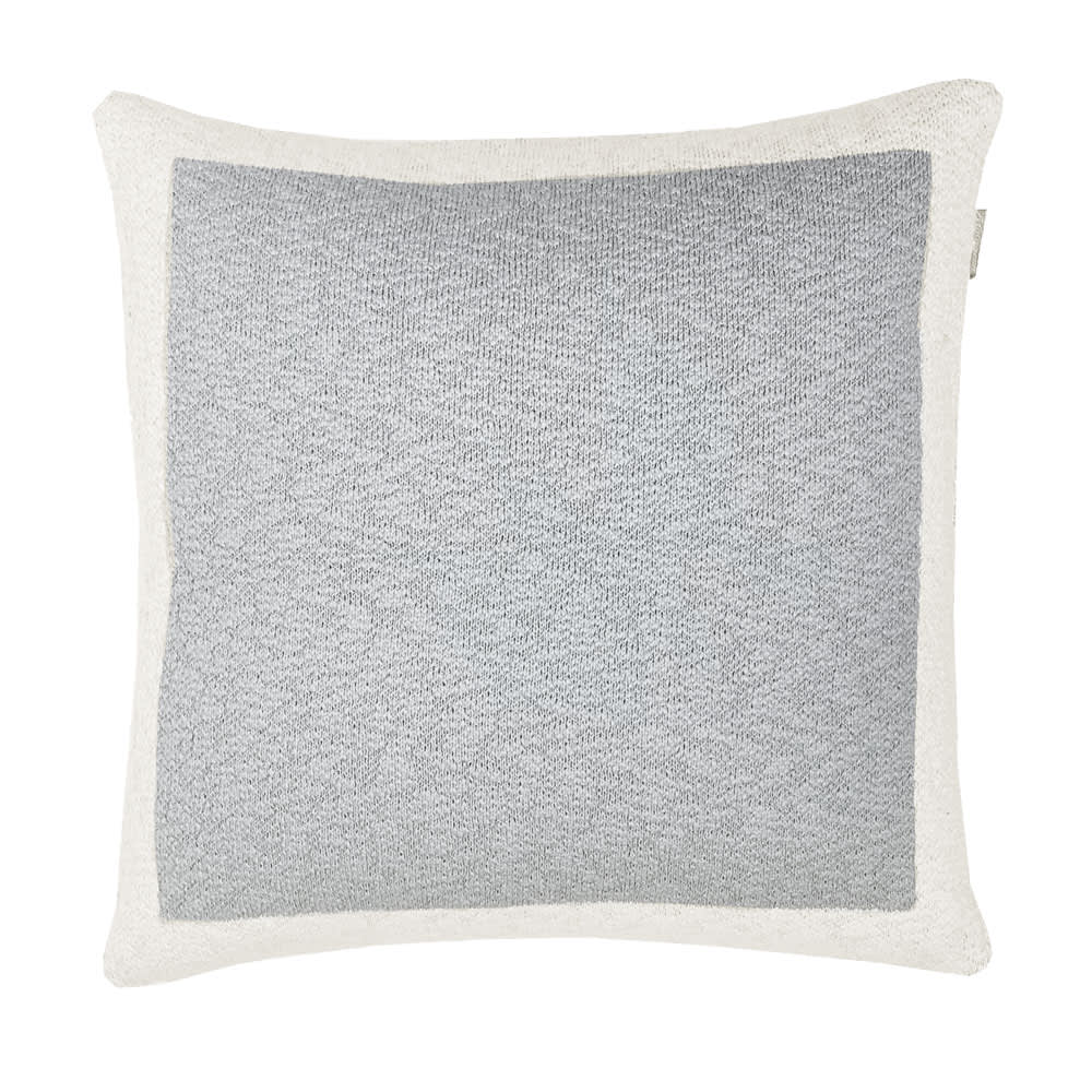 Coussin affiche uni gris 50x50