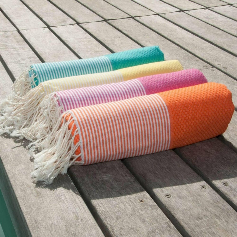 Fouta nido d'ape cotone 100x200 cm - Febronie