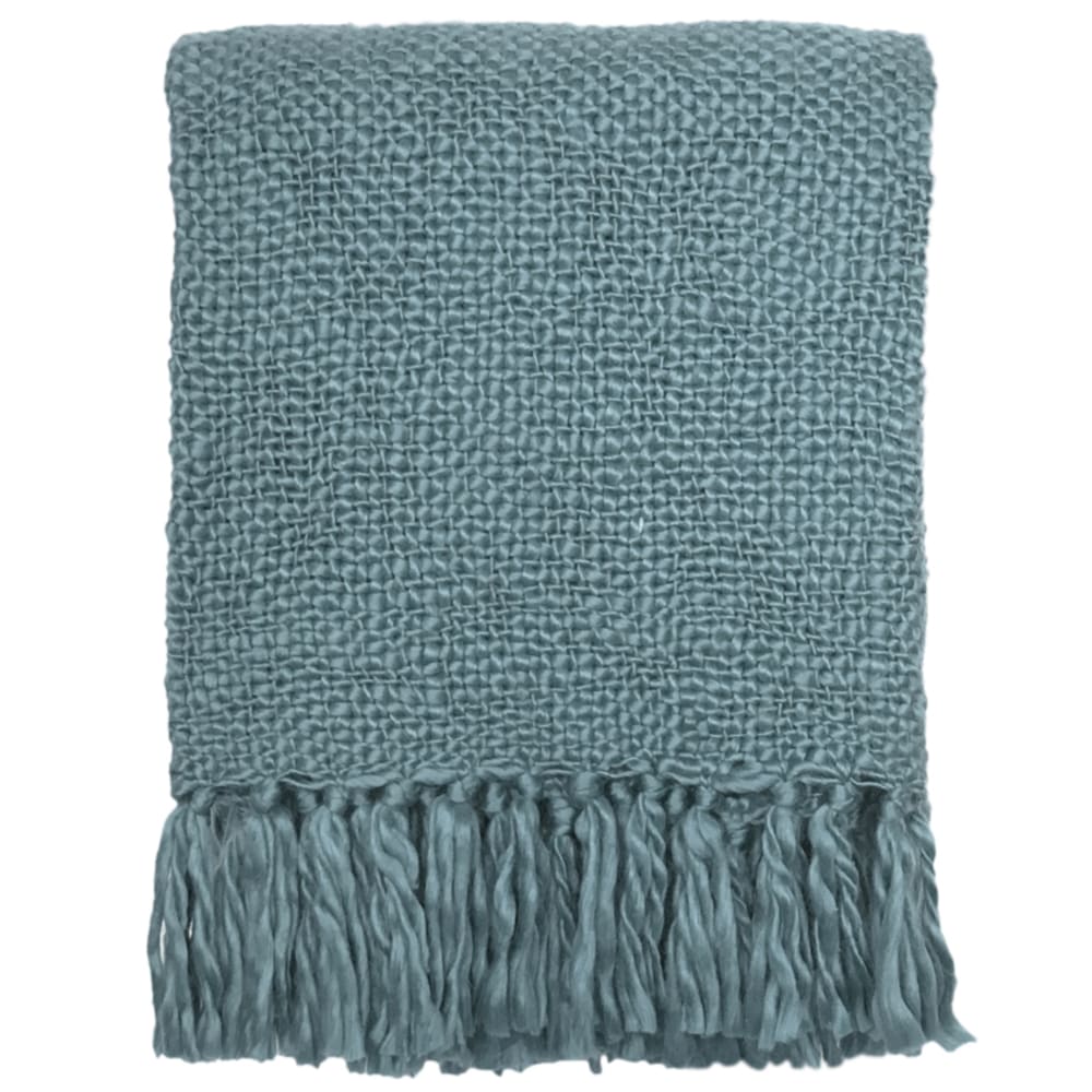 Manta azul plomo 125x150 - Maisons du Monde