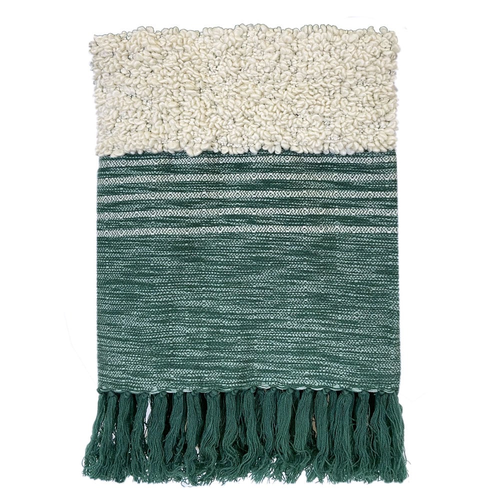 Plaid vert 125x150 - Maisons du Monde